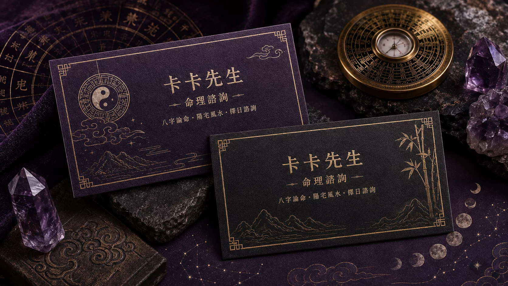 命理師名片怎麼設計？客人不會公開問誰算得準，但會悄悄留下你的名片